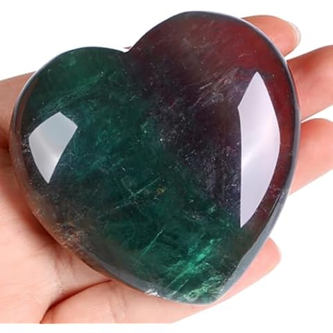 MAIBAOTA Fluorite Heart Crystal Cover