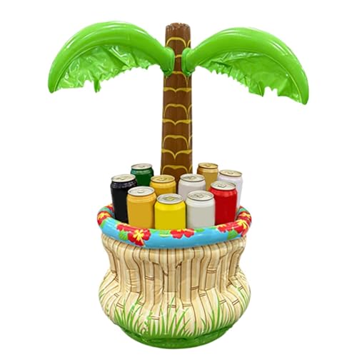Hielera inflable flotante portátil de pvc para bebidas de piscina y playa