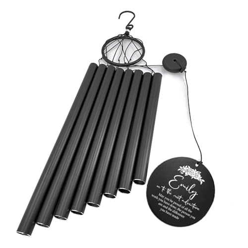 Image of Personalized Retirement Wind Chimes for Outside, 36 inch Happy Retirement Gift for Women, Men, Coworker, Colleague, Boss, Teacher, Nurse, Friend, Going Away Garden Patio Decor