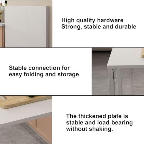 Table pliante murale rabattable et peu encombrante pour studio urbain - 7