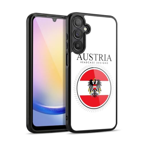 Coque Samsung Galaxy A25 5G motif drapeau autrichien avec protection militaire renforcée
