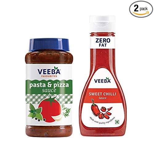Pasta-Pizza Sauce,525g & Sweet Chilli Sauce Pet Bottle,350g - Pack of 2