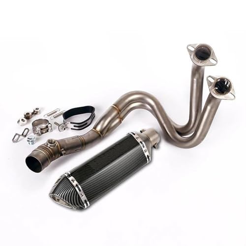 Système d'échappement moto Kawasaki Z650 de type F 51mm, collecteur haute finition