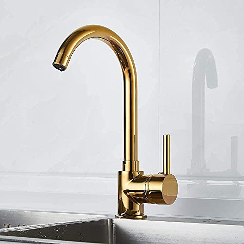 Robinet évier de cuisine mitigeur laiton Basinxer flexible idéal évier double