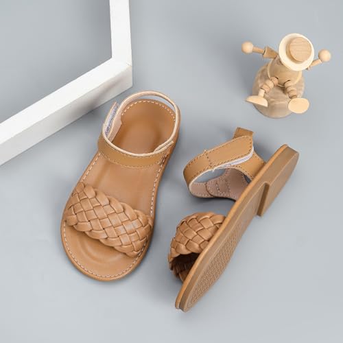 Toddler Girls Sandals Summer Flats Dress Shoes for Baby Little Kids Girl4