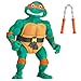 Teenage Mutant Ninja Turtles 83398CO TMNT Classic Giant 12-INCH Scale Figure-Michelangelo. Inspired by Original 1988 TV Show. Collectors Item for Kids 4 Years and Over, Green