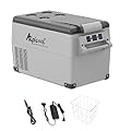 Alpicool CF35 Portable Car Refrigerator,12 Volt Car Fridge Freezer, 32 Quart (30.6 Liter) Fast Cooling 12V Car Fridge -4?~68?, Car Cooler, 12/24V DC and 100-240V AC for Outdoor, Camping, RV, Truck