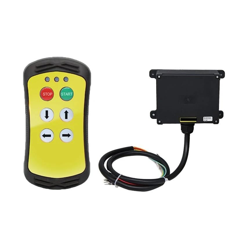 Telecomando Wireless A400 A 4 Pulsanti Per Gru E Camion Idraulico – Ricevitore E Trasmettitore, 12-24V, Portata 100m, IP65, Con Cinghia E Certificati CE/FCC