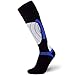 Pure Athlete Elite Wool Race Ski Socks - Warm Comfortable Snowboard/Skiing Socks (Black/Blue, S/M)