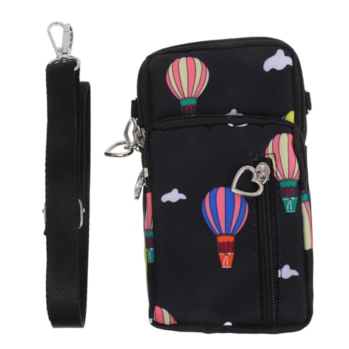 Holibanna cartera tipo bandolera bolsitos para moviles bandolera de moda bandolera de mujer bolso del teléfono bolso de hombro individual para mujer Black