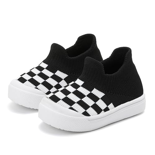 Image of Pipixian Baby Sock Shoes Toddler Walking Shoes Infant Indoor Slippers with Soft Rubber Breathable Warm Non-Slip Sneakers for Boys Girls First Birthday