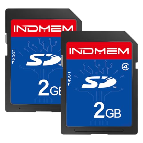 INDMEM SD�J�[�h 2GB Class4�Ή� SLC �t���b�V���������J�[�h �Z�L�����e�B�f�W�^���J�[�h (2GB 2��)