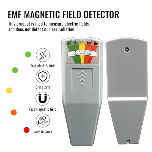 Detector EMF Portátil Compacto con 5 LED miniatura 3