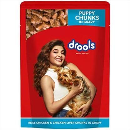 Drools Puppy Chunks in Gravy Wet Puppy Food 10 Pcs (10 x0.15 Kgs) Chicken, Egg, Liver, Liver Chunks 0.15 kg (10x0.01 kg) Wet Young, New Born Dog Food (B0CKR6WZBT) Amazon Price History, Amazon Price Tracker