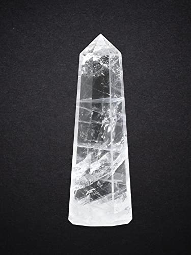Image of Amazing Gemstone Clear Quartz Crystal Towers ~ Natural Healing Crystal Point Obelisk for Reiki Healing and Crystal Grid (2 inch to 3 inch INCH)