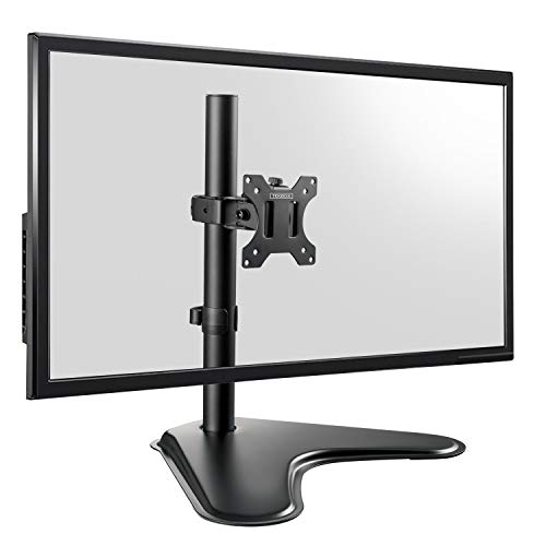 TekBox Monitor Mounts - Multi Arm Stands for 1 2 3 or 4 Computer Screens Single Twin Triple Quad (Single)