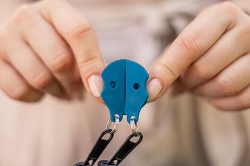 Image of Bobino Zipper Clip | Backpack Lock | Travel Security | Bag Anti-Theft | Petrol