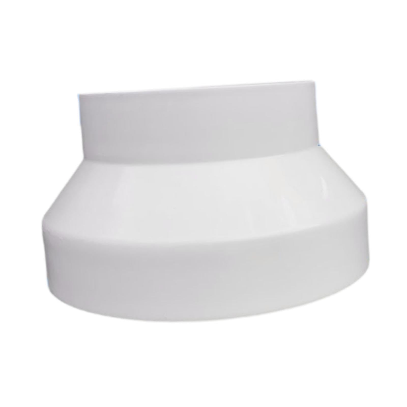 QIXCXAZ Duct Adapter Inline Ventilation System Kitchen Ducting Connector Essential Tool For Seamless Air Transfers In Offices Air Ducting Reducer Increaser, White, 200mm to 150mm