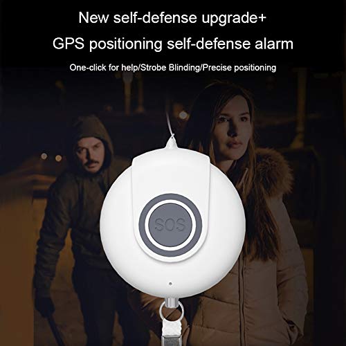 BotóN de PáNico InaláMbrico SOS para Ancianos de Emergencia Collar de SOS BotóN de Alarma de PáNico Alerta de Sonido para Personas Mayores Desactivar