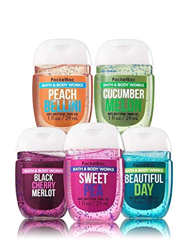 Bath & Body Works - 'Fresh Picks' Pocketbac Bundle of 5 Antibacterial Hand Sanitizer Gels
