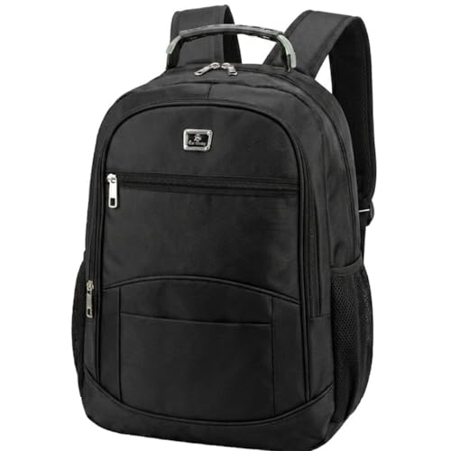 MOCHILA MASCULINA FEMININA NOTEBOOK ESCOLAR EXECUTIVA VIAGEM IMPERMEÁVEL CABO DE AÇO REFORÇADA RESISTENTE PRETA JOVEM JUVENIL TRABALHO