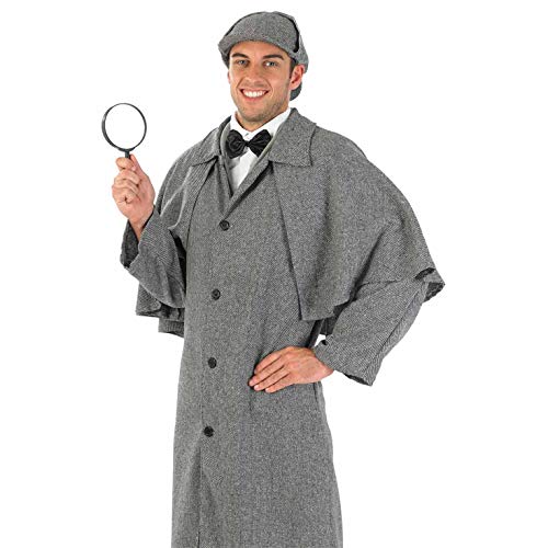 Fun Shack Detective Cape, Victorian Detective Costume, Detective Costume Adult, Detective Fancy Dress, Victorian Costume Men