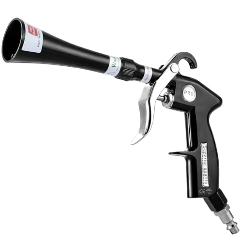 High Pressure Tornado Car Cleaning Gun Detailing Air Gun with Brass Nozzle Dust & Dirt Removal Tornado Dry Cleaning Gun Air Blow Gun Perfect for Auto Home Workshop