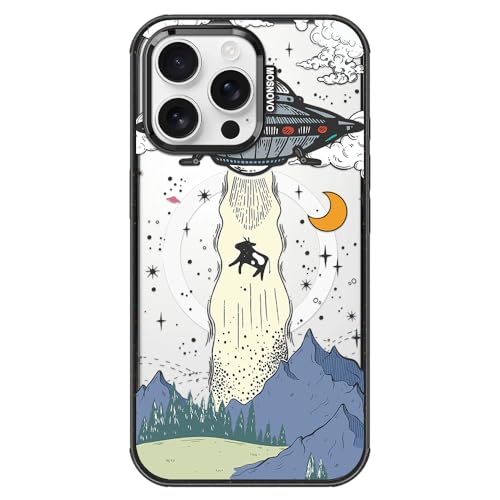 Protection militaire iPhone 16 Pro Max MOSNOVO coque MagSafe premium imprimée OVNI