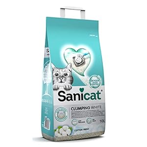 Sanicat Clumping White cotton fresh 10L