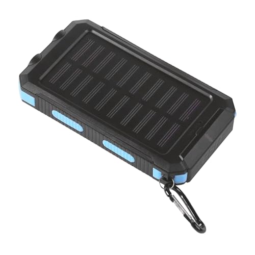powersed Bank Solar - Outdoor Solar Charger, High Capacity Battery Pack | 20000mAh Wireless Waterproof powers Supply with Built-in Compass for Hiking, emerrgency Backup, Travel, Camping, Survival Gear
