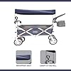 Creative Outdoor Distributor Removable Canopy for Push Pull Wagons | Accessory (Navy Blue)