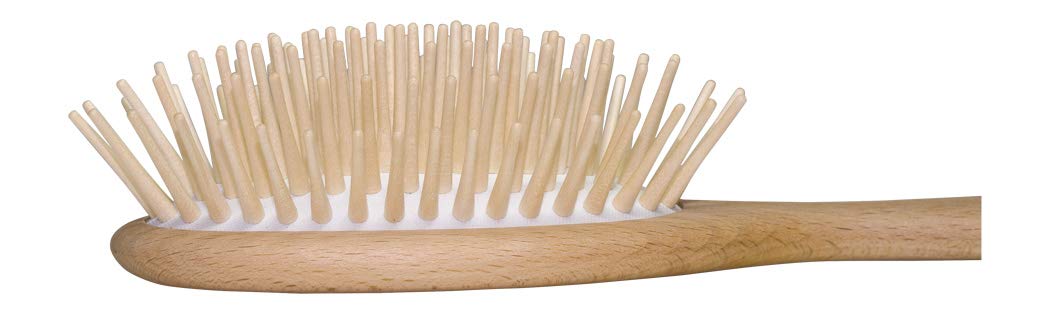 Hair Curler Wooden Hair Brush with Extra Long Straight Maple Wood Specially for Long and Very Long Hair.