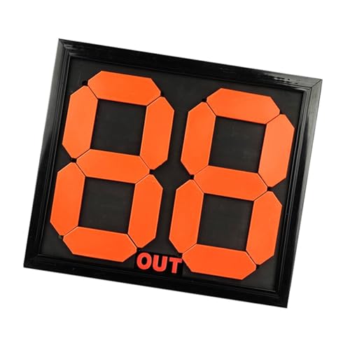 YPREWY Placa de sustitución de fútbol para jugadores de fútbol de doble cara, tabla de sustitución manual, accesorios de fútbol