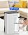 Ecoviva Water Mate 3 Reverse Osmosis Water Filter Countertop, 3:1 Pure to Drain, 44oz Smart Autofill Pitcher, No Installation Water Purifier, 8 Stage RO Water Filtration, with Remineralization, White
