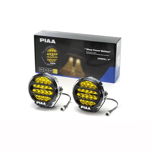 Lámparas Auxiliares LED PIAA DKX576 LPX 7 pulg Amarillas 2 pzas