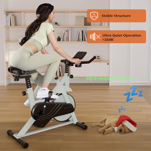 DeerRun Exercise Bike Professional Adjustable Magnetic Resistance Indoor Cycling Bike Fitness Stationary Bike with App to Monitor Data Spin Bike for Home 136 kg Weight Capacity - Image 7