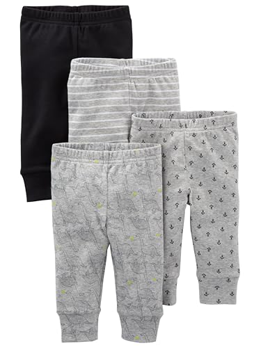 Image of Simple Joys by Carter's Unisex Babies' Fleece Pants, Pack of 4