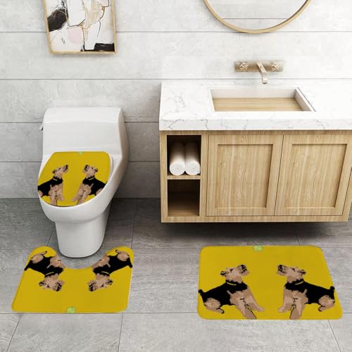 ❤ Ultra assorbente: Dimensione: 16 x 24 + 19,7 x 15,7 + 18 x 14 pollici (40 x 60 cm + 50 x 40 cm + 35 x 45 cm) il tappetino da bagno extra morbido aiuta a salvare i pavimenti dall'acqua gocciolante mentre esci dalla vasca da bagno, dalla doccia o ti prepari vicino al lavandino. L'umidità rimane intrappolata nel materiale del tappetino, consentendo al tappeto di asciugarsi rapidamente e in modo pulito.