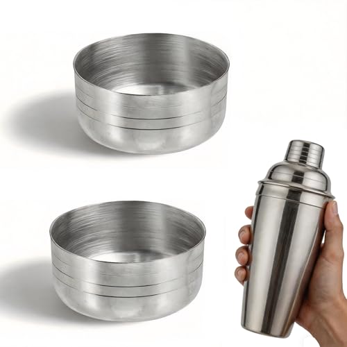 Repuesto tapa para coctelera acero inoxidable 2 unidades miniatura 1