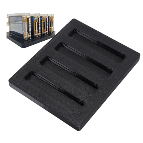 XUMIUZIY Support de Mineur Bitcoin, Support de Stockage à 4 Emplacements pour Mineur NerdMiner V2 de 2,8 Pouces et Mineurs de Loterie, avec Structure Compacte Empilable et Matériau ABS