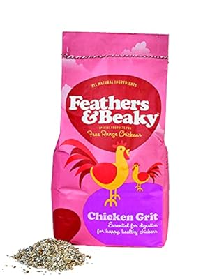 Feathers & Beaky | Chicken Grit | Produces Strong Bones & Shells | Aids Digestion | Made in the UK (5kg)