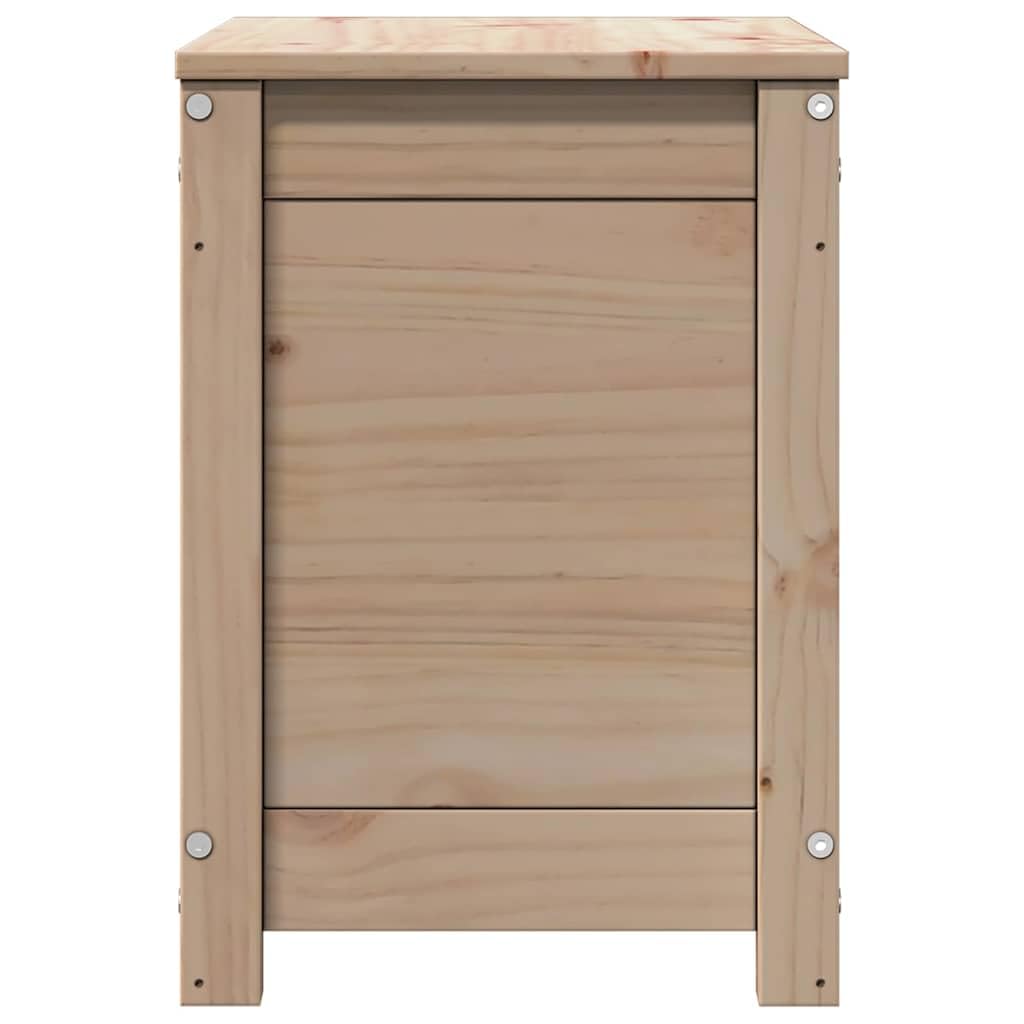 Baúl de madera maciza de pino 60 x 32 x 45,5 cm, almacenamiento con muelle de gas para salón, dormitorio, pasillo, orden y organización