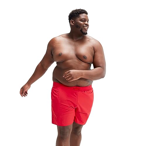 Speedo Plus Size Essential 16' Short de agua Hombre, Federal Red, 46