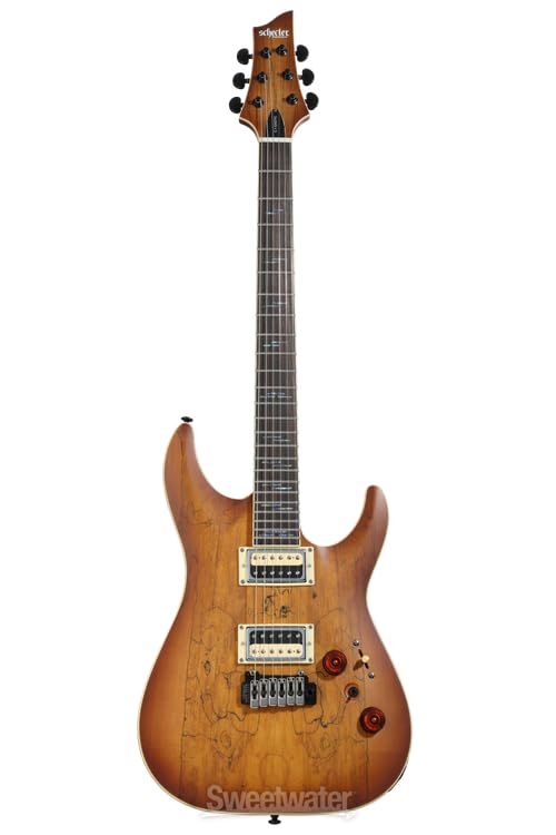 Amazon.com: Schecter C-1 Exotic Spalted Maple Electric Guitar
