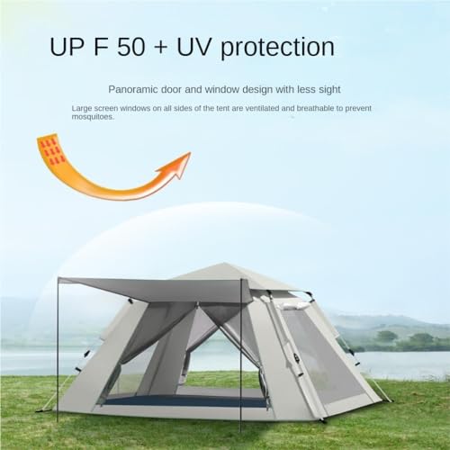 Carpa portátil ligera y espaciosa para camping al aire libre miniatura 5