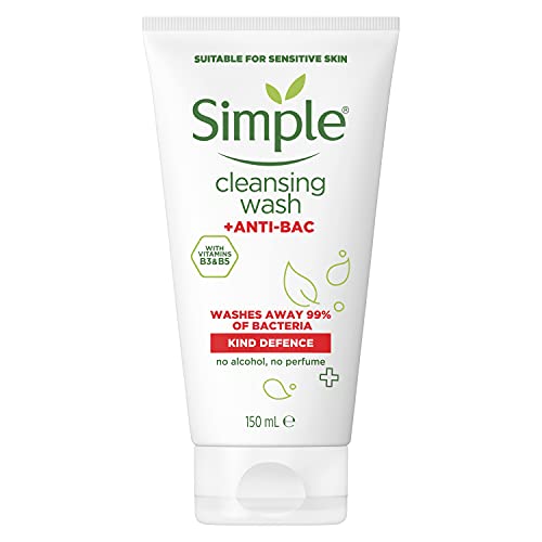 Simple Kind Defence +ANTI-BAC Cleansing Face Wash, 150ml