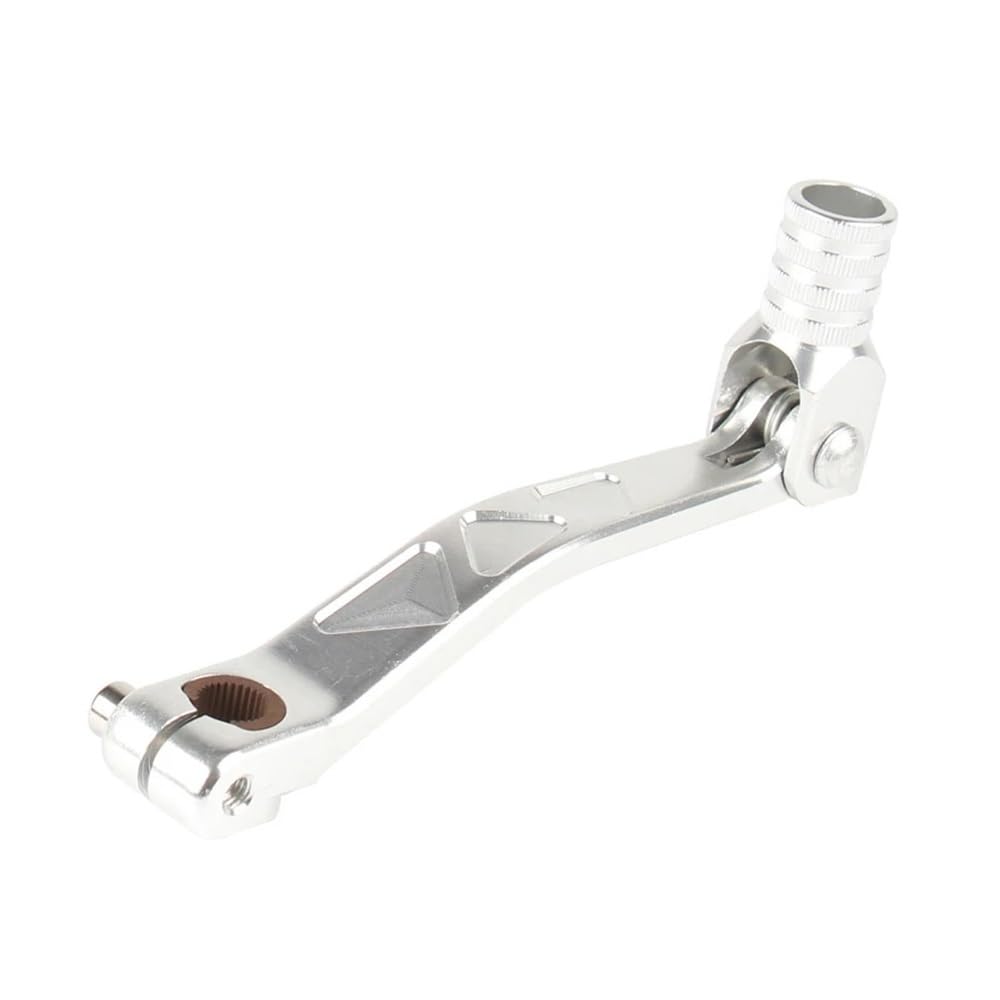 Uuipip Silvery Motorcycle Gear Shift Lever Motorcycle Folding Gear Shift Lever For Xr50cc Crf50cc 70Cc 110Cc 125Cc Foot-Operated Shifter Starter