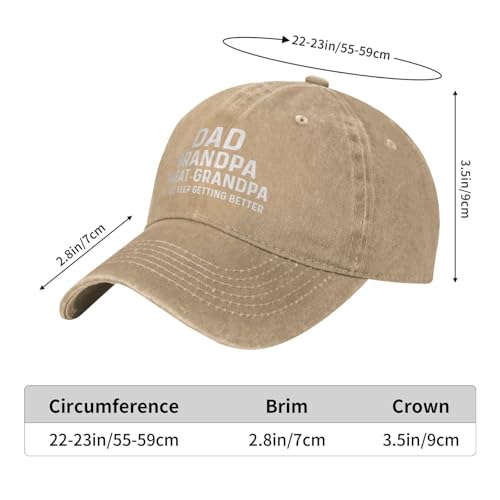 Image of Philysonic Great Grandpa Hat-Grandpa Baseball Cap Great Grandpa Gifts