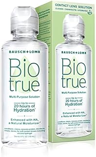 BioTrue Contact Lens Solution for Soft Contact Lenses, Multi-Purpose, 4oz