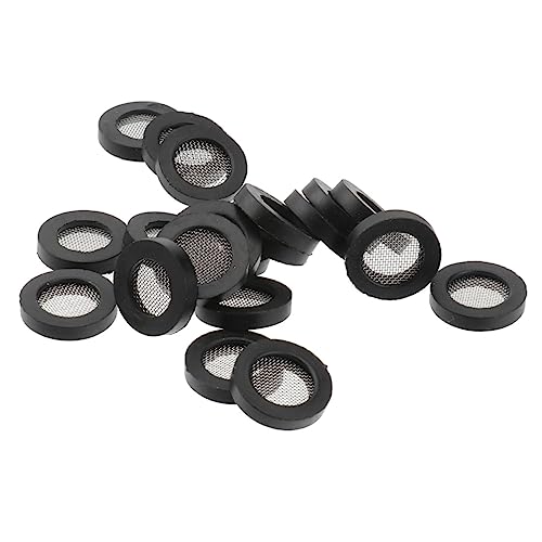 Mikikit Silicone Washer Gasket Kit Shower Head Gasket Hose Screen Garden Hose Filter Hard Water Filter